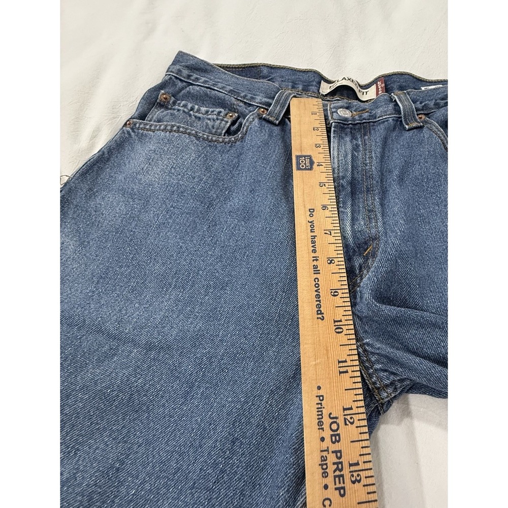 Y2K Levi's 550 Relaxed Fit 34x30(32x29)  Stone Washed Denim Tapered 2009 - Picture 11 of 16